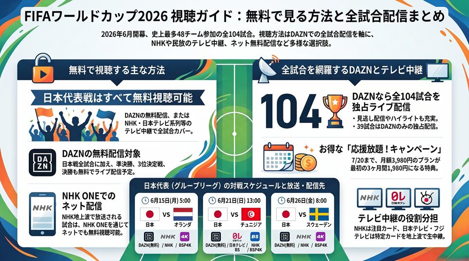 2026ワールドカップ鑑賞ガイド