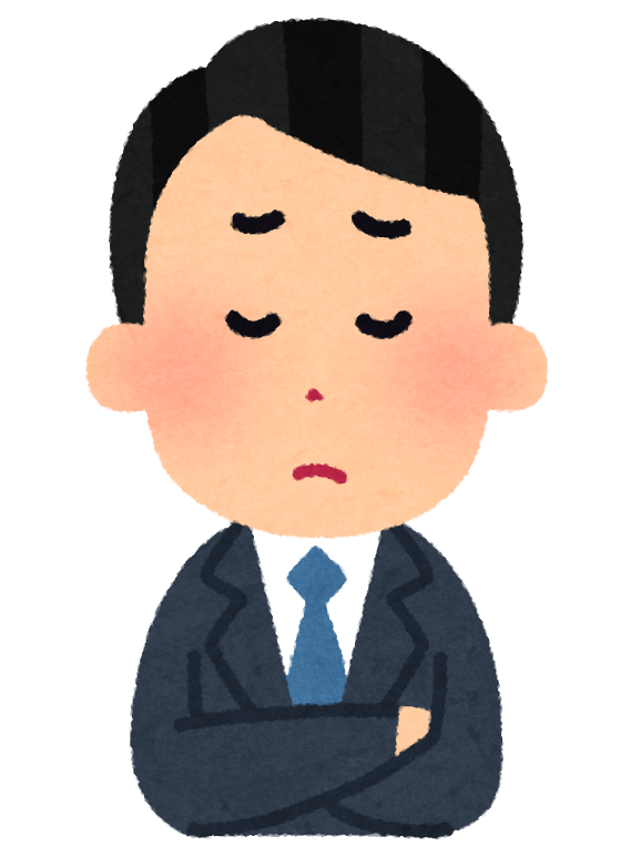 考える男